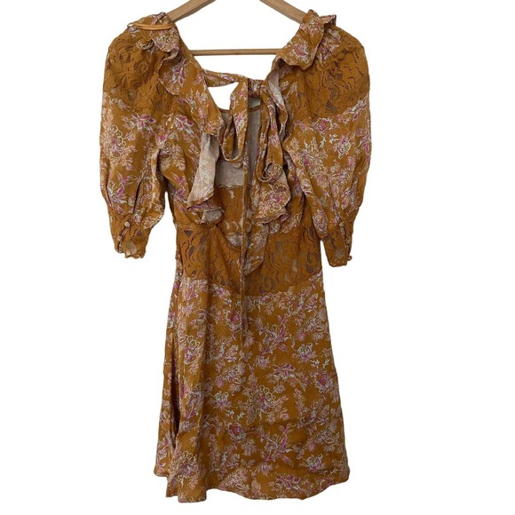 NWT Free People Lucie Mini Dress Antique Coin Combo Size 2 - Picture 7 of 10